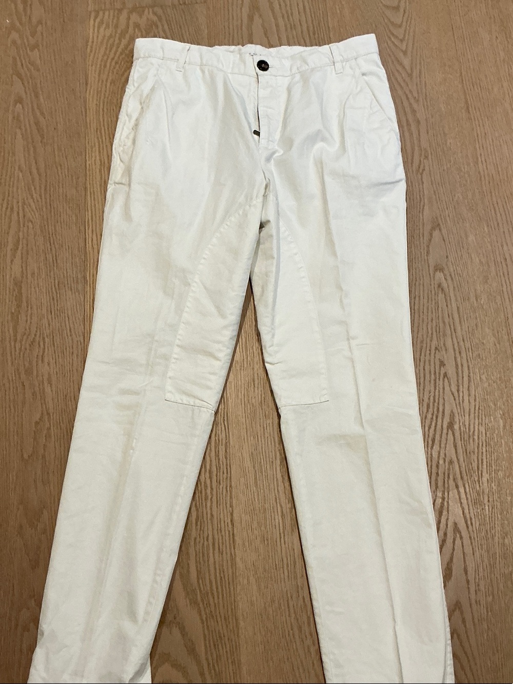 Brunello Cucinelli White Men's Chino Trousers